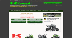 Desktop Screenshot of kawasakioemparts.com