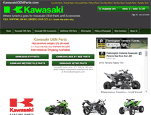 Tablet Screenshot of kawasakioemparts.com